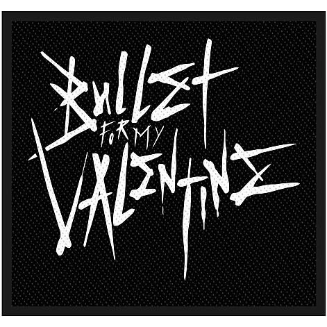 Bullet For My Valentine tkaná patch PES 100x100 mm, Logo