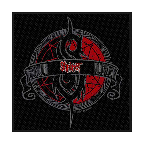 Slipknot tkaná patch PES 100 x 100 mm, Crest