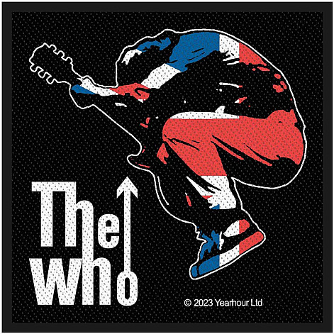 The Who tkaná patch PES 100x100 mm, Pete Jump