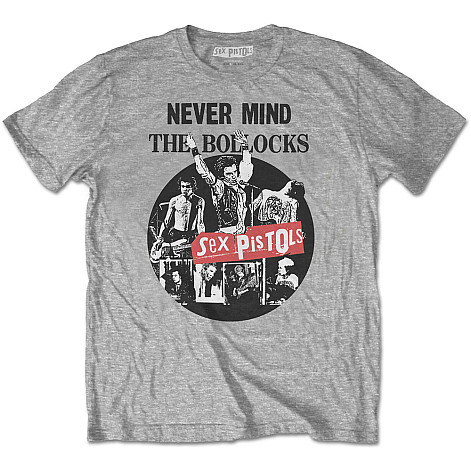 Sex Pistols t-shirt, Never Mind The Bollocpcs Grey, men´s