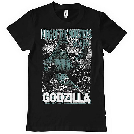 Godzilla t-shirt, King Of The Monsters Since 1954 Black, men´s