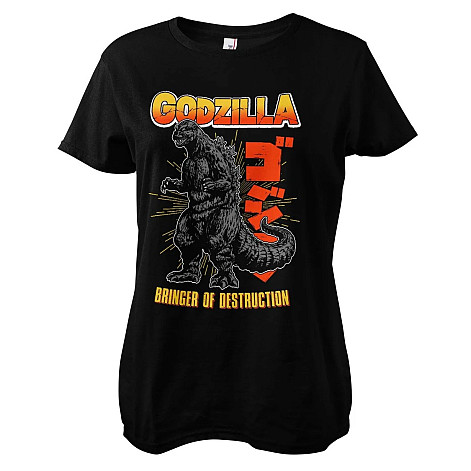 Godzilla t-shirt, Bringer Of Destruction Girly Black, ladies