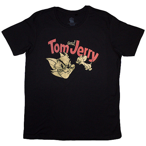 Tom & Jerry t-shirt, Retro Black, men´s