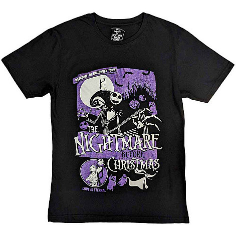 The Nightmare Before Christmas t-shirt, WTHT Black, men´s