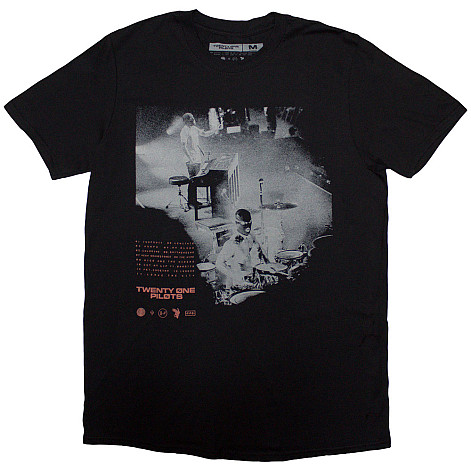 Twenty One Pilots t-shirt, Masked Black, men´s