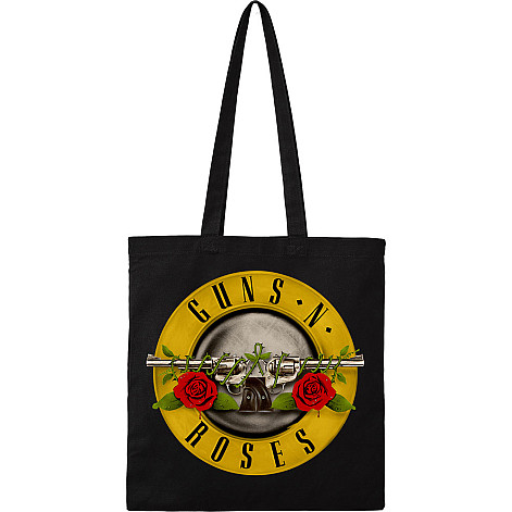 Guns N Roses sopping bag 420x10x370 mm, Roses Logo Organic Cotton Black