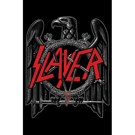 Slayer textile banner 68cm x 106cm, Black Eagle