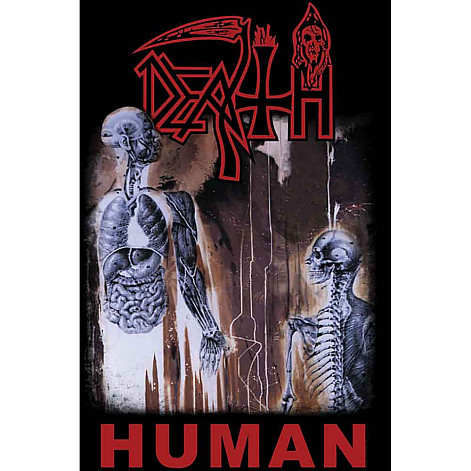 Death textile banner PES 70cm x 106cm, Human