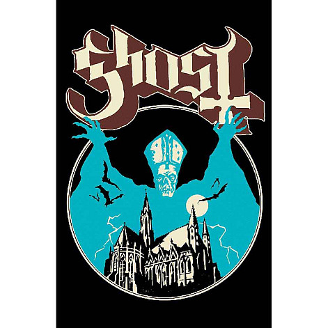 Ghost textile banner PES 70cm x 106cm, Opus Eponymous
