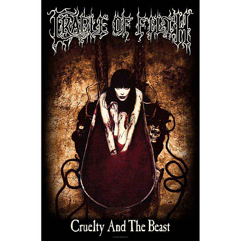 Cradle Of Filth textile banner PES 70cm x 106cm, Cruelty And The Beast