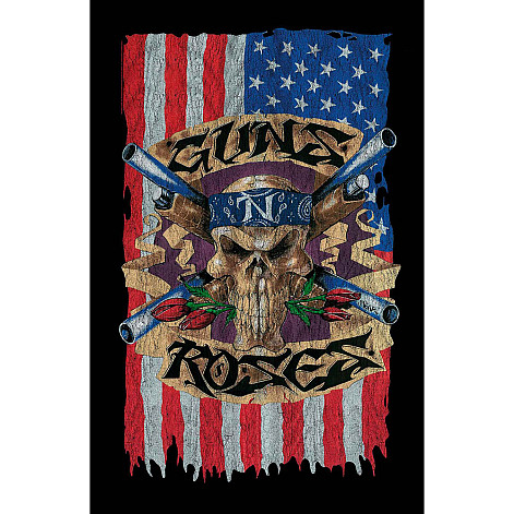 Guns N Roses textile banner 68cm x 106cm, Flag
