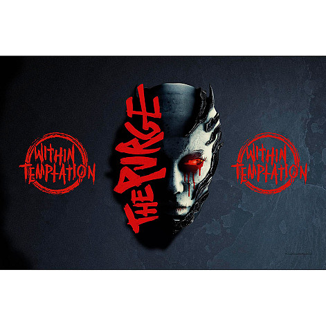 Within Temptation textile banner 70cm x 106cm, The Purge