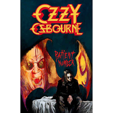 Ozzy Osbourne textile banner PES 70 x 106 cm, Patient No.9