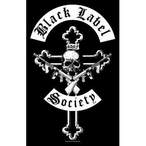 Black Label Society textile banner PES 70cm x 106cm, Mafia