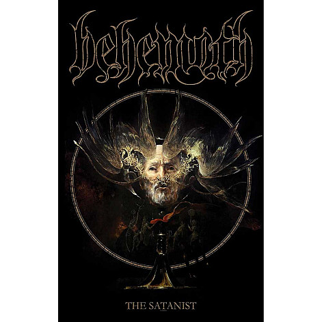 Behemoth textile banner PES 70cm x 106cm, The Satanist