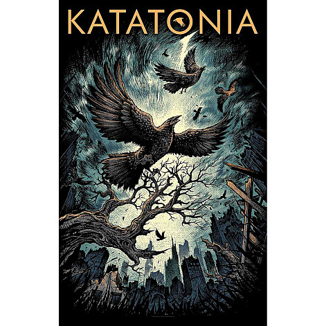 Katatonia textile banner PES 70cm x 106cm, Uncover The Skies