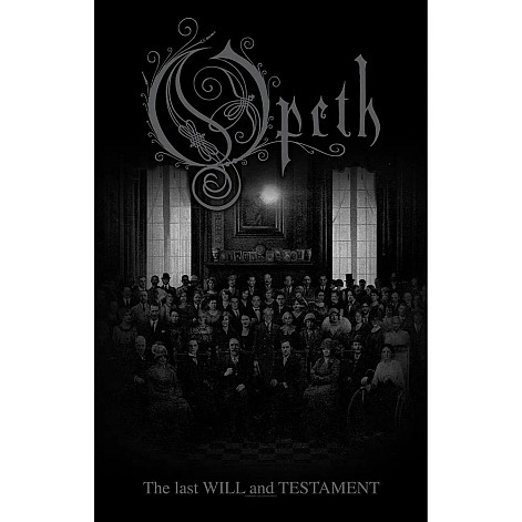Opeth textile banner PES 70cm x 106cm, The Last Will And Testament