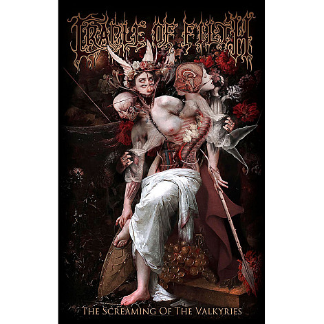 Cradle Of Filth textile banner PES 70cm x 106cm, Screaming Of The Valkyries