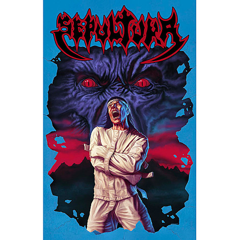 Sepultura textile banner PES 70cm x 106cm, Schizophrenia
