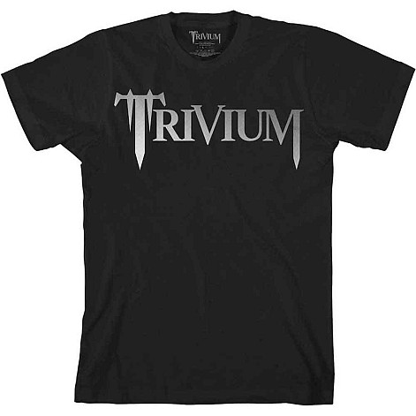 Trivium t-shirt, Classic Logo Metallic Print Black, men´s