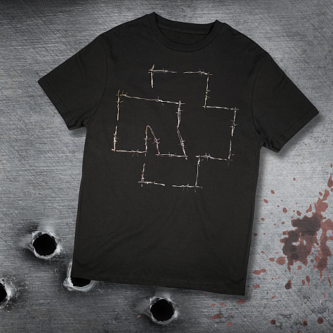 Rammstein t-shirt, Stacheldraht Black, men´s