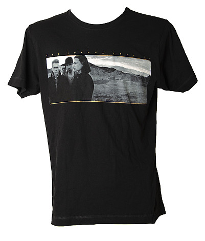 U2 t-shirt, Joshua Tree Dates 2017 BP Black, men´s