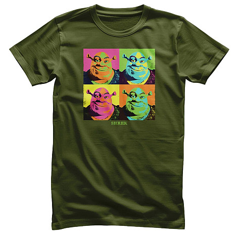 Shrek t-shirt, Pop-Art Olive, men´s