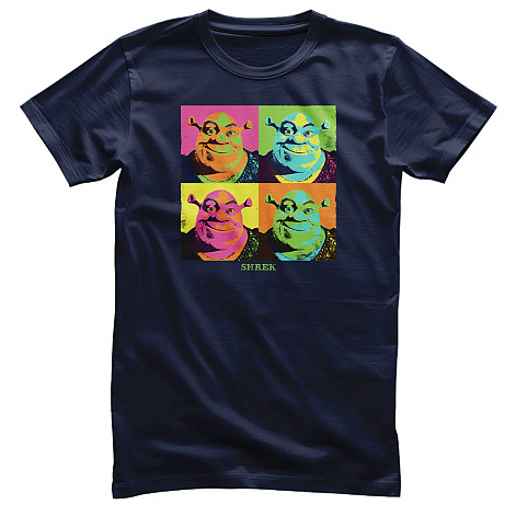 Shrek t-shirt, Pop-Art Navy Blue, men´s