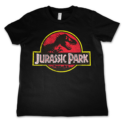 Jurský Park t-shirt, Distressed Logo Kids, kids