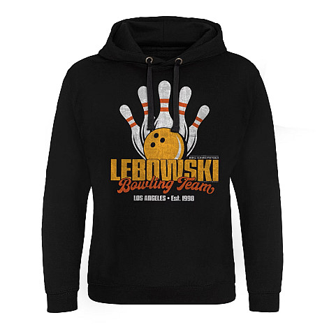 Big Lebowski mikina, Lebowski Bowling Team Epic Black, men´s