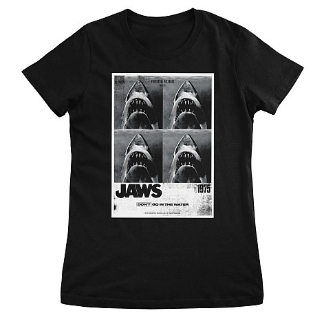 Čelisti t-shirt, Don't Go In The Water Black, ladies