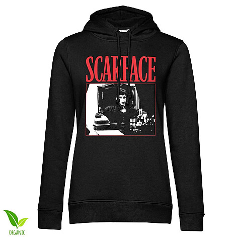 Scarface mikina, Tony Montana - The Power Organic Girly Black, ladies
