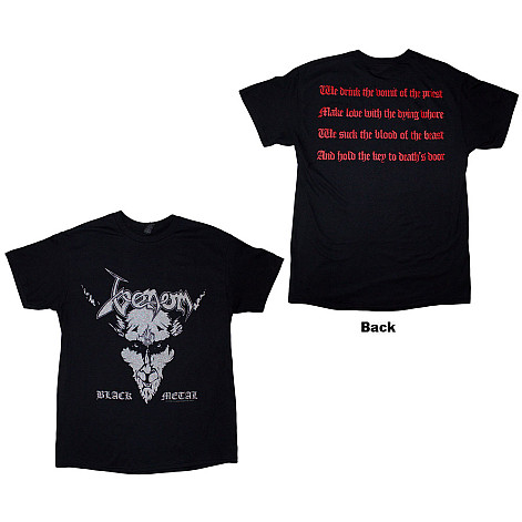 Venom t-shirt, Black Metal V.2 BP Black, men´s