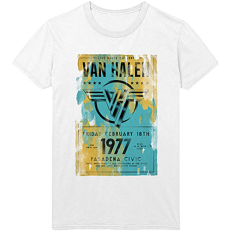 Van Halen t-shirt, Pasadena '77, men´s