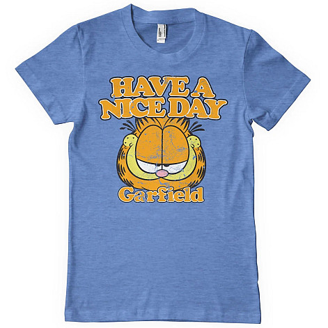 Garfield t-shirt, Have A Nice Day Blue Heather, men´s