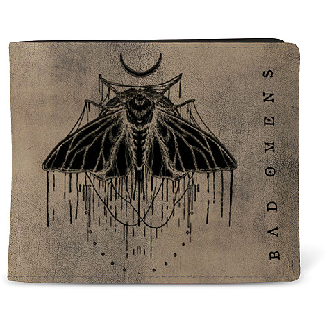 Bad Omens purse PU 11 x 10 x 1 cm, Moth