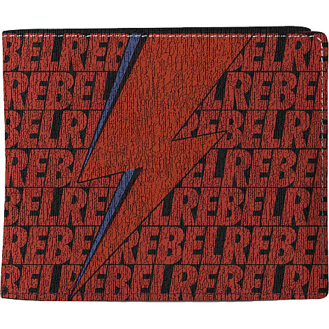 David Bowie purse PU 11 x 10 x 1 cm, Rebel Rebel Red