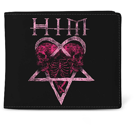 HIM purse PU 11 x 10 x 1 cm, Logo Black