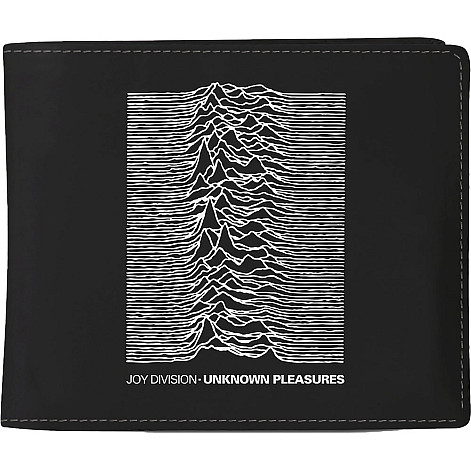 Joy Division purse PU 11 x 10 x 1 cm, Unknown Pleasures Black
