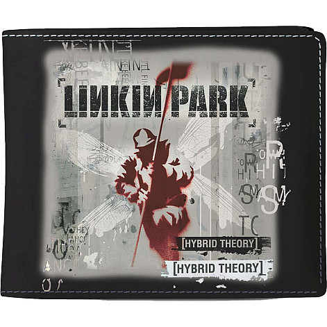 Linkin Park purse PU 11 x 10 x 1 cm, Hybrid Theory Black