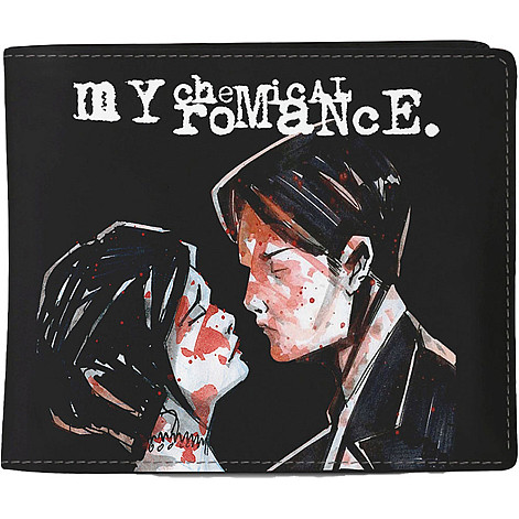 My Chemical Romance purse PU 11 x 10 x 1 cm, Three Cheers Black