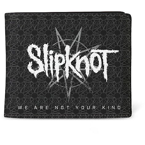 Slipknot purse PU 11 x 10 x 1 cm, Wanyk Unsainted Black