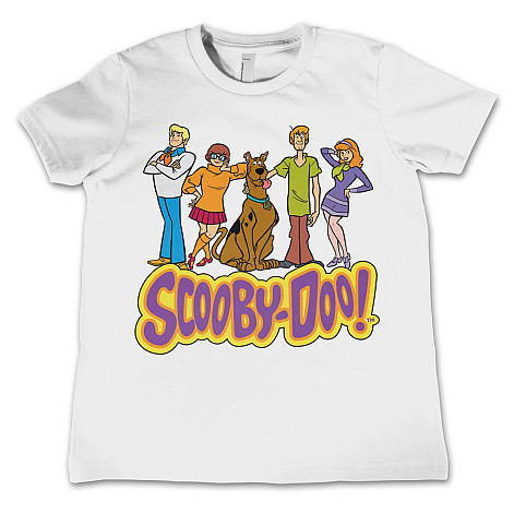 Scooby Doo t-shirt, Team Scooby Doo White, kids