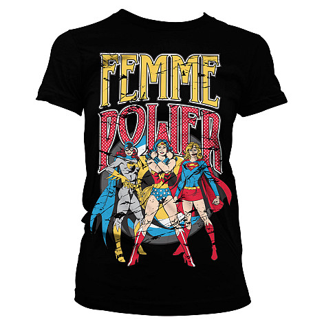 Wonder Woman t-shirt, Femme Power Girly, ladies