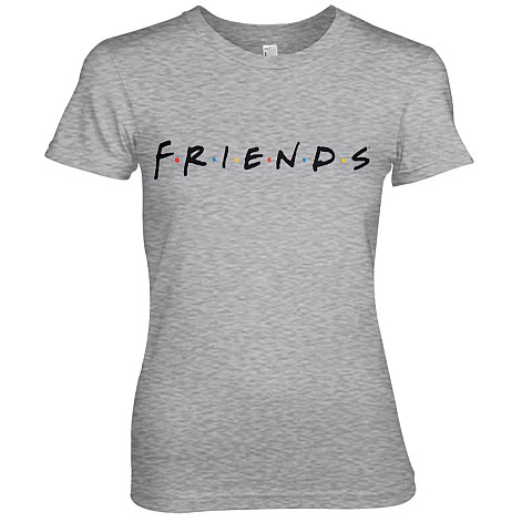 Friends t-shirt, Friends Logo Girly Heather Grey, ladies