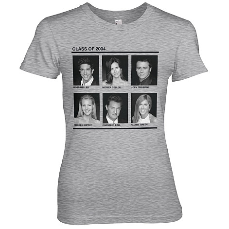 Friends t-shirt, Class Of 2004 Girly Heather Grey, ladies