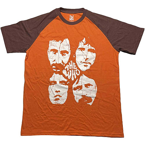 The Who t-shirt, Faces Raglan Sleeves Brown & Orange, men´s