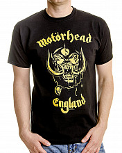 Motorhead t-shirt, England Classic Gold, men´s
