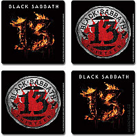 Black Sabbath set korkových podtácků 4pcs, 13