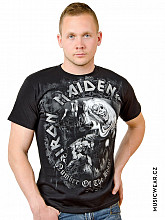 Iron Maiden t-shirt, NOTB Grey Tone, men´s